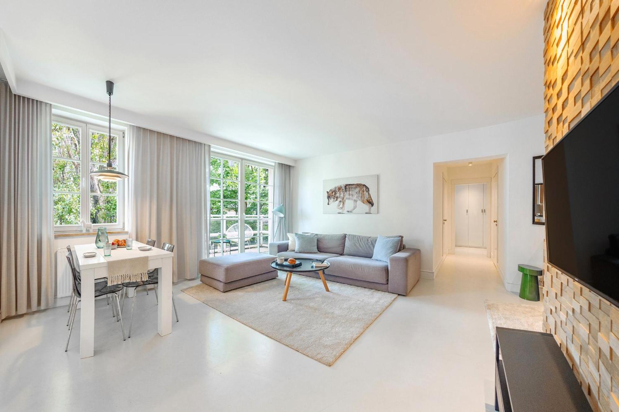 White Harmony Apartament - 2 Tarasy, Bezplatny Parking Apartment